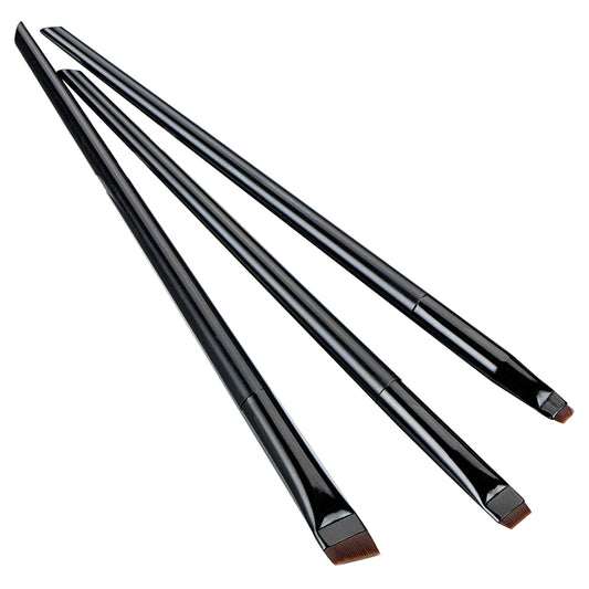 3Pcs / Set Eye Makeup Brushes Eyeshadow Brush Kit Soft Fiber Eyeliner Eyebrow Makeup Tool