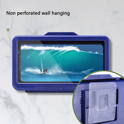 Shower Phone Holder Bathroom Waterproof Phone Case Touch Screen Wall Hanging Storage Box