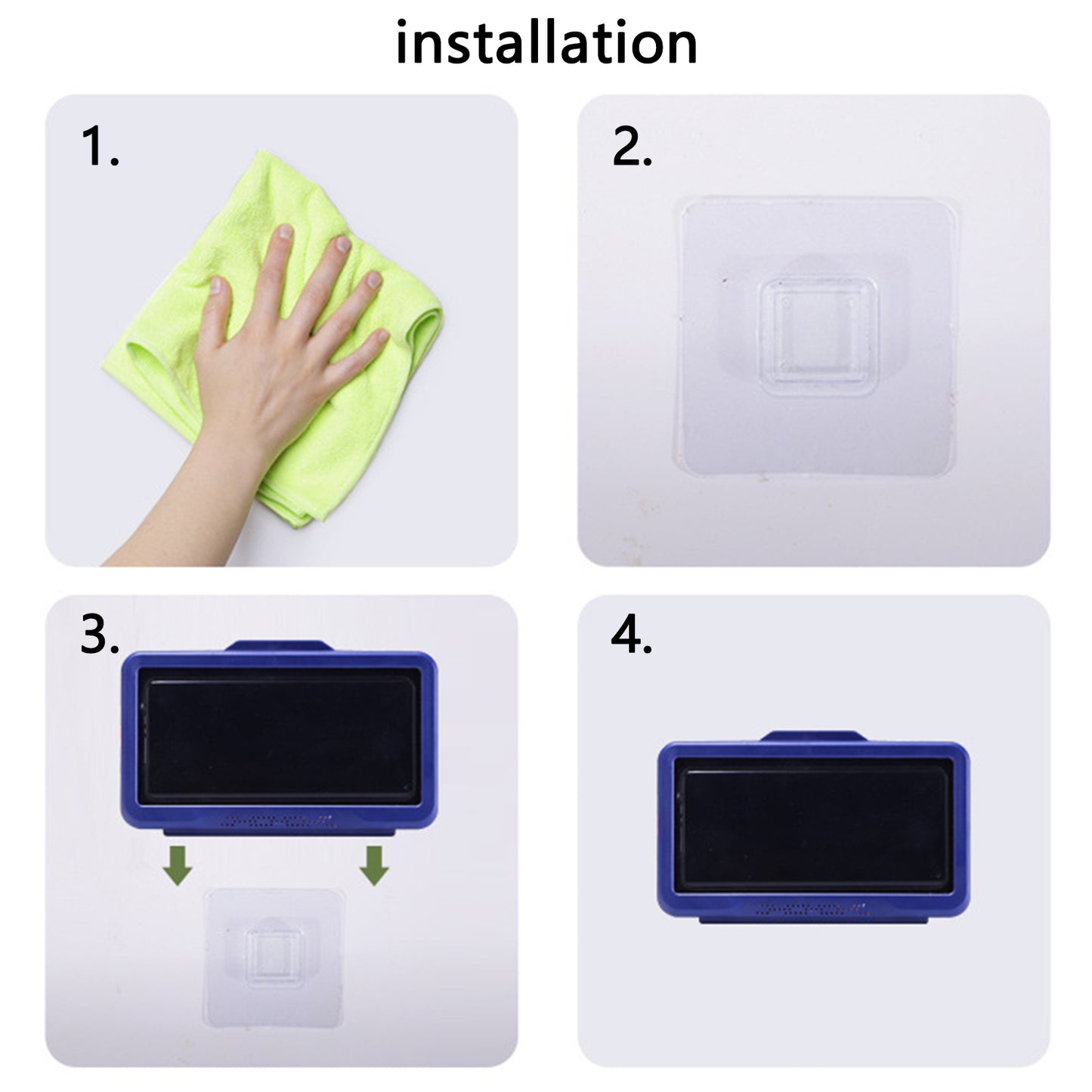 Shower Phone Holder Bathroom Waterproof Phone Case Touch Screen Wall Hanging Storage Box