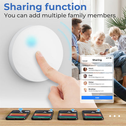 SYT004 Tuya Smart Home Zigbee Wireless Switch Battery-Powered Mini Scene Button