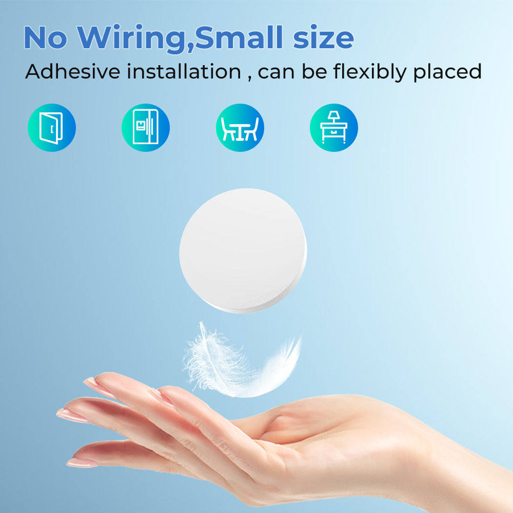 SYT004 Tuya Smart Home Zigbee Wireless Switch Battery-Powered Mini Scene Button