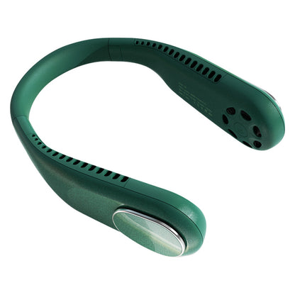 F60 Portable USB Charging Hanging Neck Mini Cooling Fan Summer Bladeless Fan Cooler