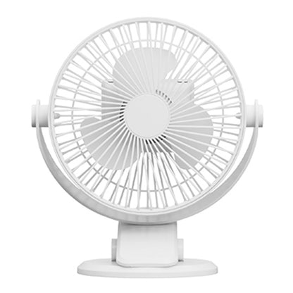 AZEADA AZ-F34 6-inch Desktop ABS Cooling Fan Summer Rechargeable Clip Design Fan Cooler