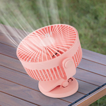 AZEADA AZ-F34 6-inch Desktop ABS Cooling Fan Summer Rechargeable Clip Design Fan Cooler