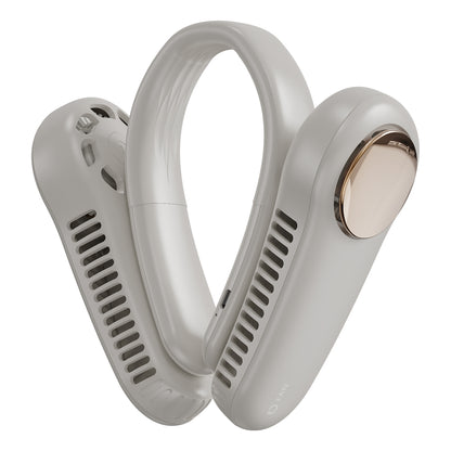 MF017 Neck Fan 2400mAh Rechargeable Bladeless Neck Fan Wearable Quiet Fan Cooler