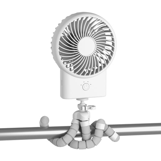 Octopus Portable Outdoor Fan Cooler USB Rechargeable Summer ABS Hand-held Cooling Fan