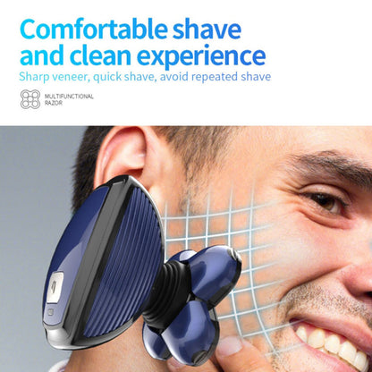 MARSKE MS-3400 Men's Electric Head Shaver Bald Head Waterproof Razor 4-in-1 Wet / Dry Grooming Kit (No Oil Bottle)