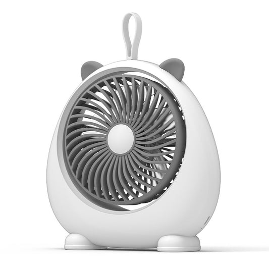 Desktop Cool Fan Cute Cat Ear Design USB Power Cooling Fan with 3 Wine Speed Adjustments, Size L