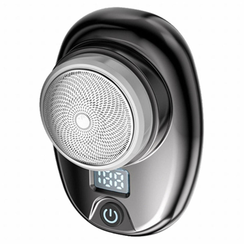 Portable Electric Razor Digital Display Mini Waterproof ABS Rechargeable Cordless Shaver