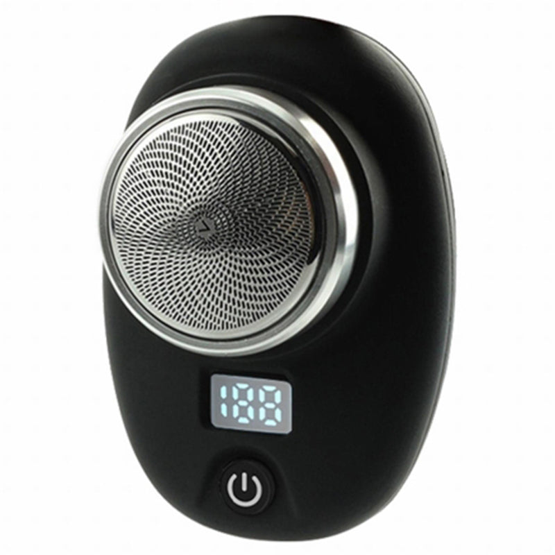 Portable Electric Razor Digital Display Mini Waterproof ABS Rechargeable Cordless Shaver