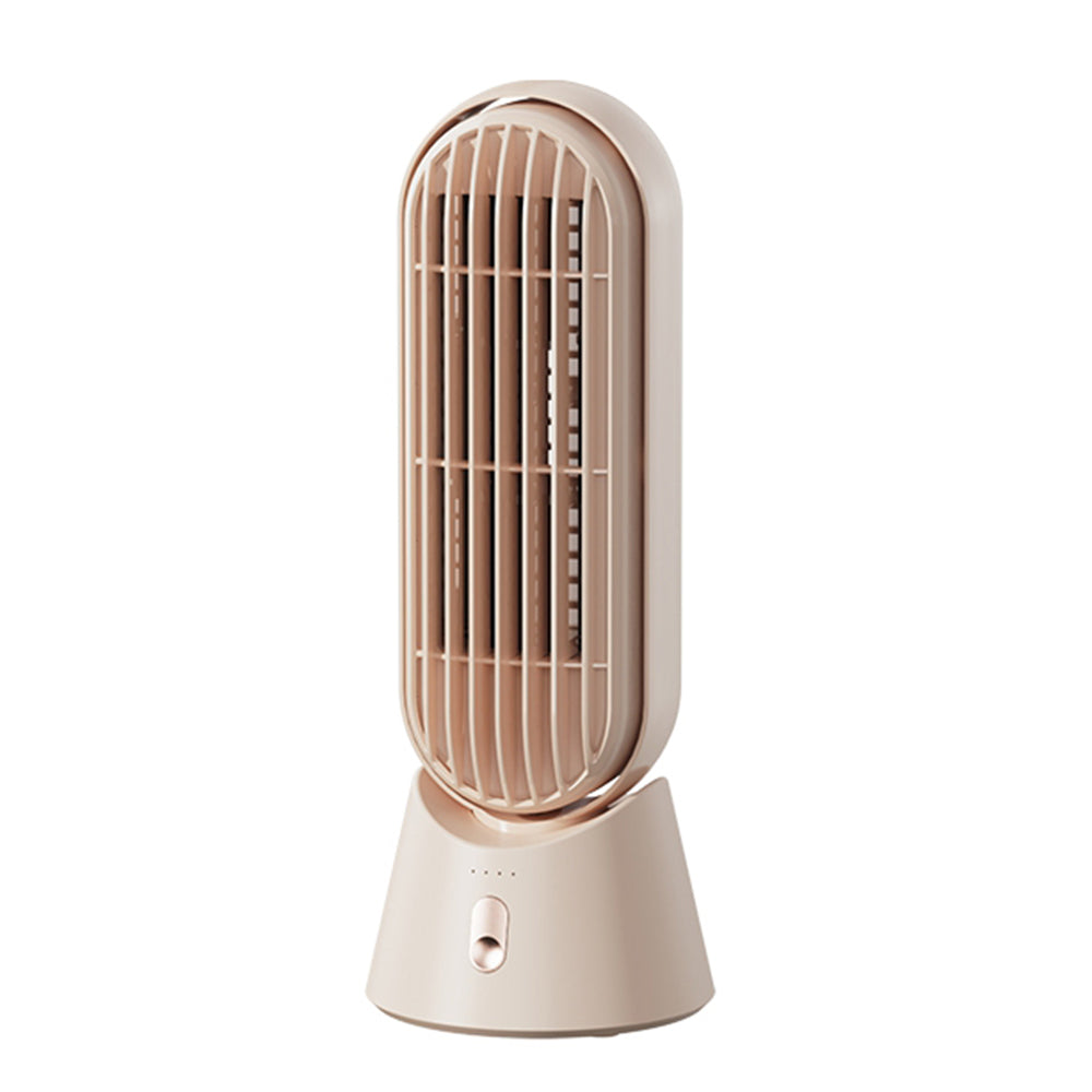 SOTHING Desktop Tower Fan USB Rechargeable 3 Wind Speeds Summer Standing Desk Fan