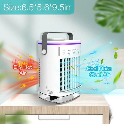 CF-006 Summer Mini Desktop Air Conditioning Cooling Fan ABS+PP USB Home Humidifier Air Cooler
