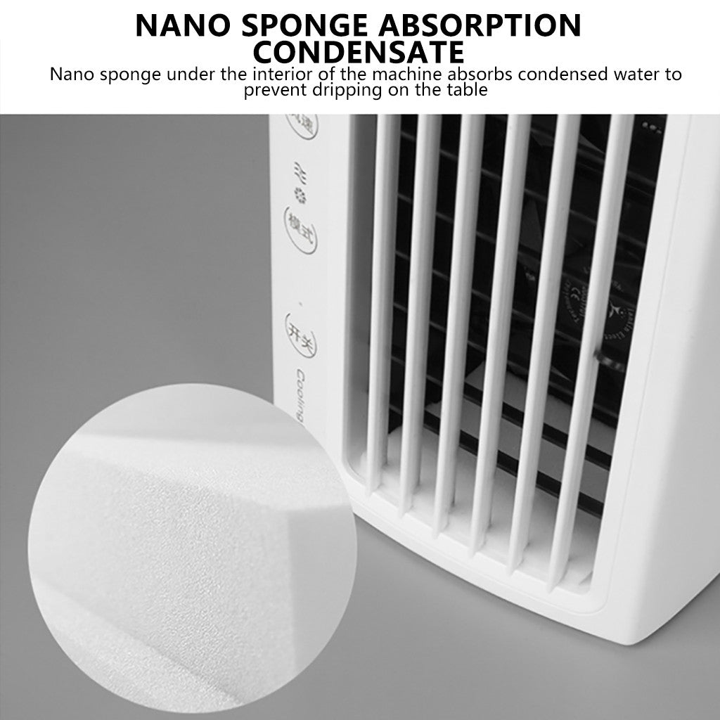 CF-002T Desktop Air Conditioning Cooling Fan Summer Home Humidifier USB Air Cooler