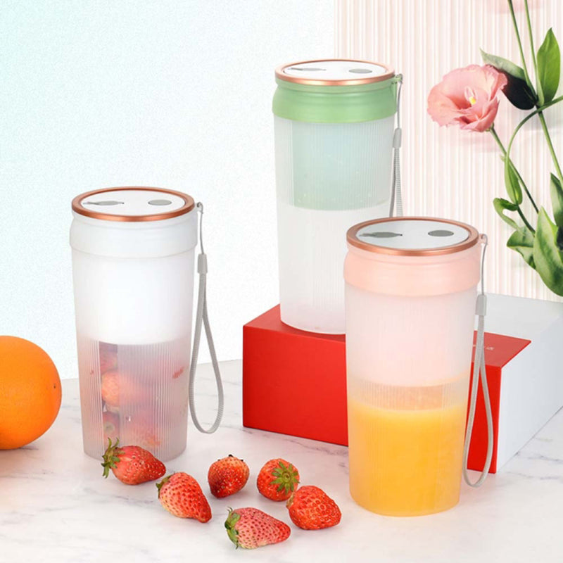 LGZ-1 500ml 50W 4 Blades Electric Portable Juicer PP+304 Stainless Steel Juice Maker (BPA-free, No FDA Certificate)