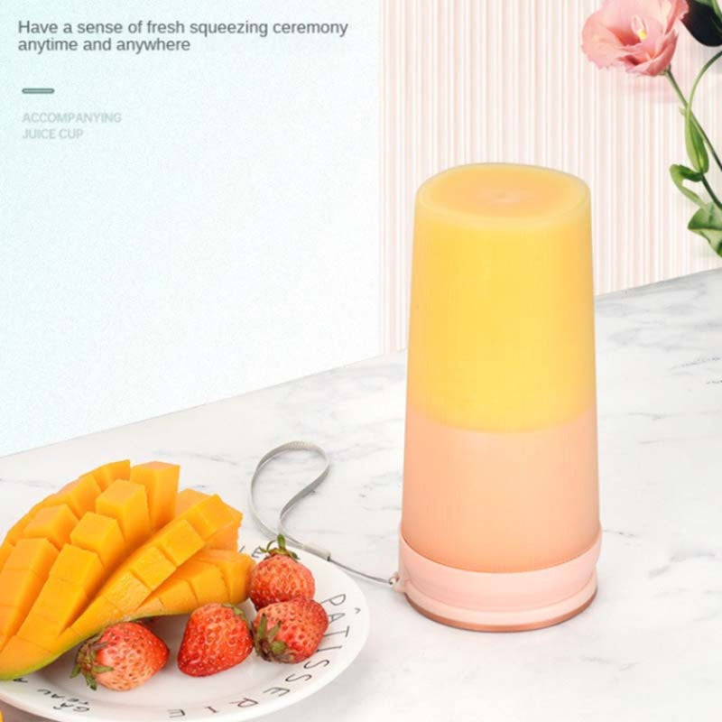 LGZ-1 500ml 50W 4 Blades Electric Portable Juicer PP+304 Stainless Steel Juice Maker (BPA-free, No FDA Certificate)