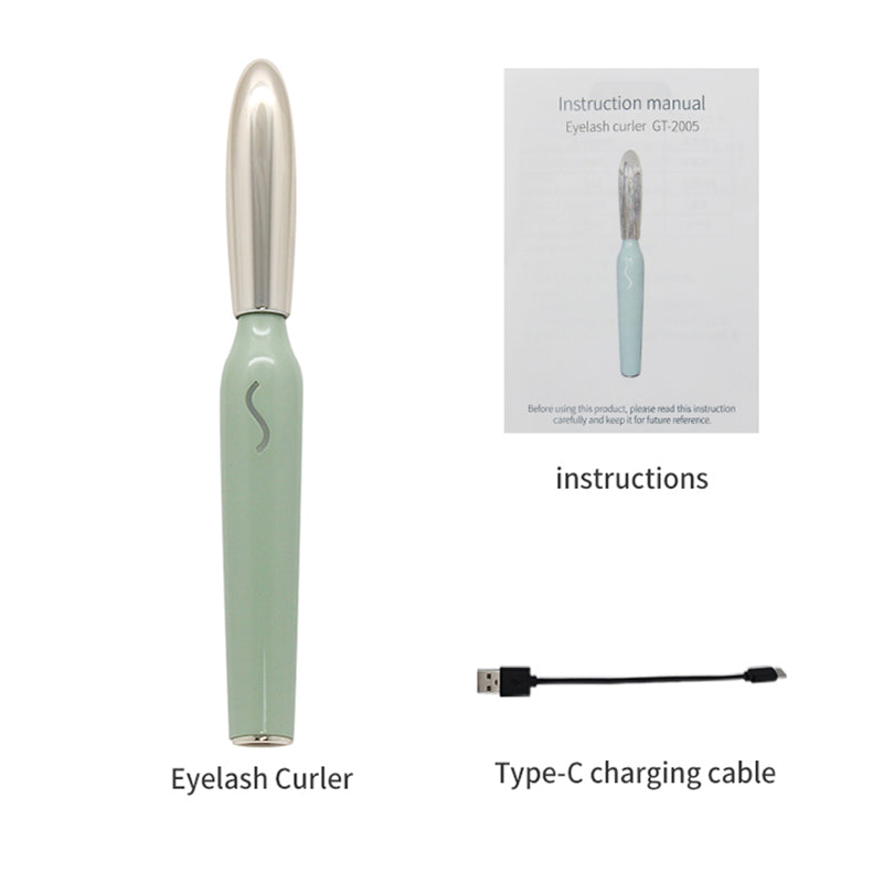 GT-2005 Electric Eyelash Curler Eyelash Heating Styling Tool USB Rechargeable Curling Device