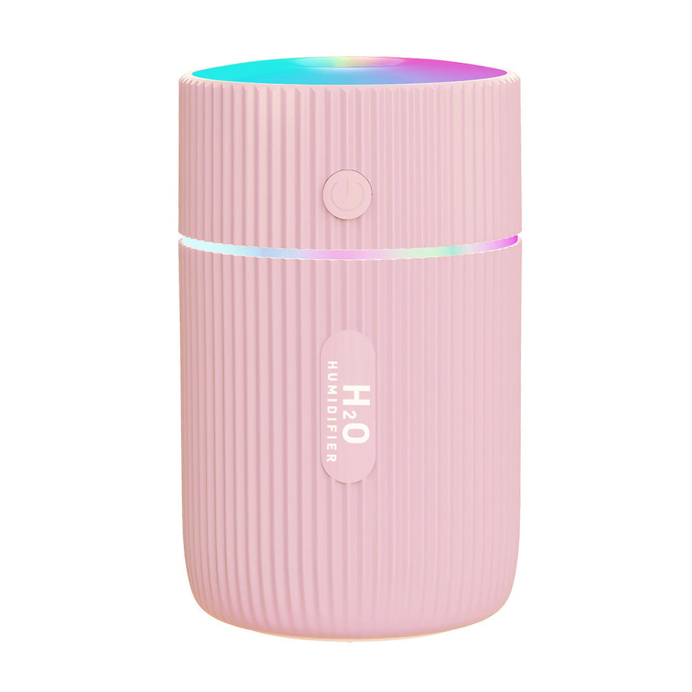 220ml Mini Humidifier Portable Air Purifier Car Office Atomizer Household Aroma Diffuser with Colorful Light