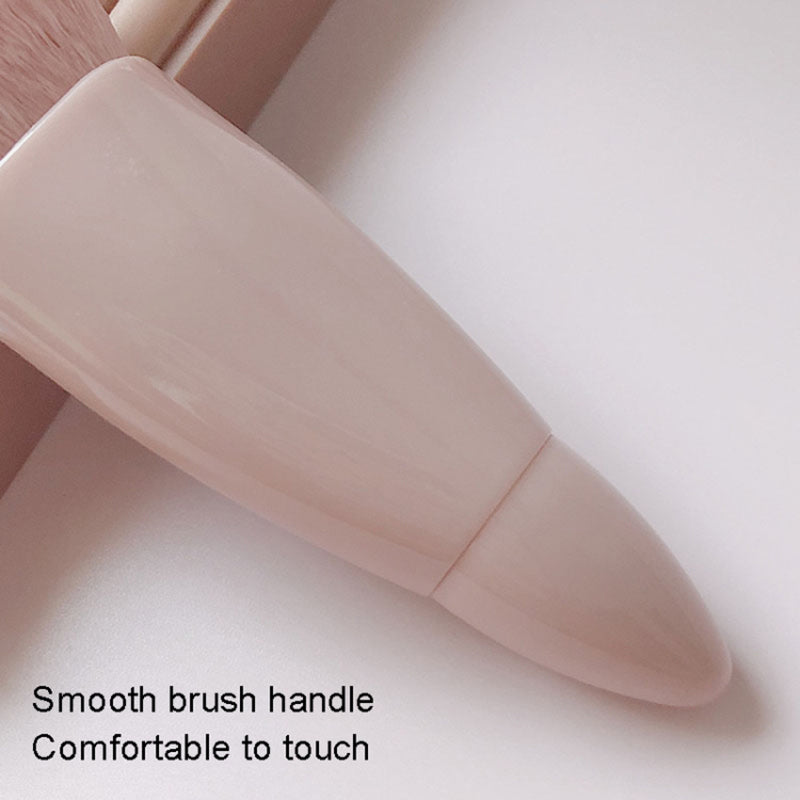 5Pcs Makeup Brush Soft Bristles Foundation Eyeshadow Lip Brushes Kit with Makeup Mirror Box