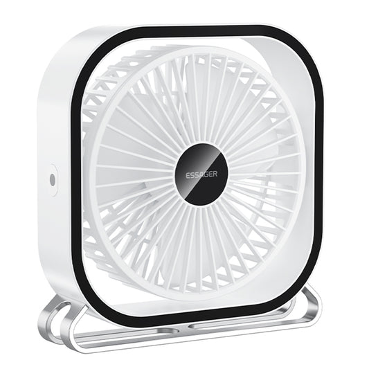 ESSAGER Home Office Desktop Cooling Fan USB Electric Air Circulator Strong Wind Rotatable Design Cooler