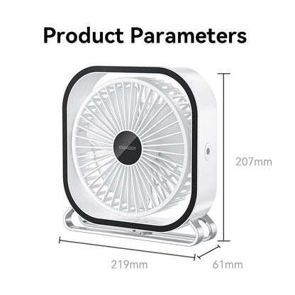 ESSAGER Home Office Desktop Cooling Fan USB Electric Air Circulator Strong Wind Rotatable Design Cooler