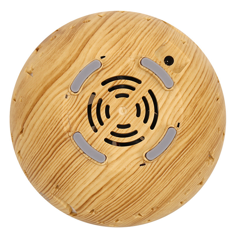 160ml Wood Grain Colorful Light Humidifier Hollow Essential Oil Aroma Diffuser (No CE Certificate)