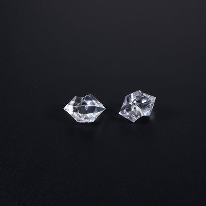100Pcs Plastic Stones for Fish Tank Vase Decoration Fake Crystal Gem Fireplace Decor, Size S