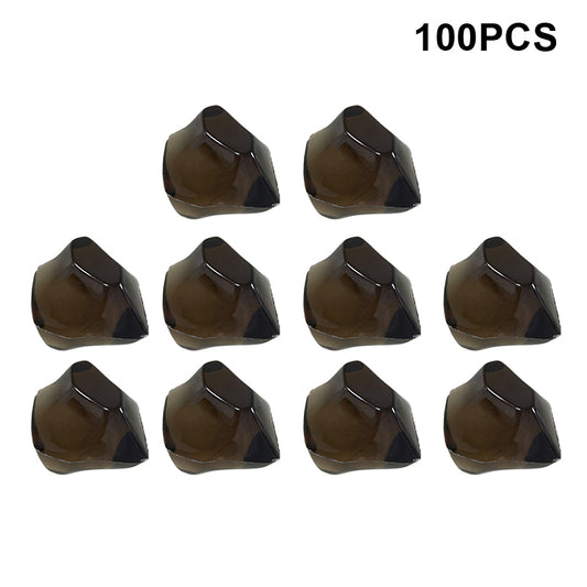 100Pcs Fake Gem Diamond Plastic Stone for Vase Filler Fish Tank DIY Art Craft, Size M