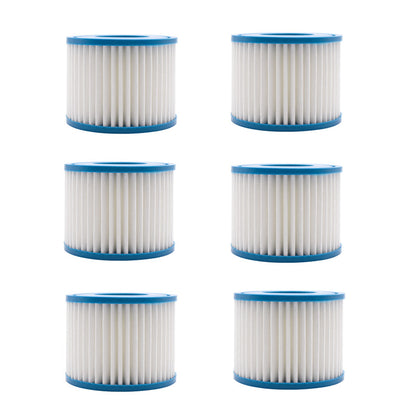 6Pcs For Bestway VI / Lay-Z-Spa Miami / 58323 Replacement Swimming Pool Filter Spare Parts