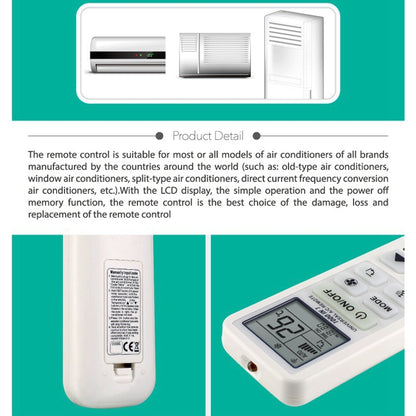 CHUNGHOP K-108ES Universal Air Conditioner Remote Control Replacement Remote Controller