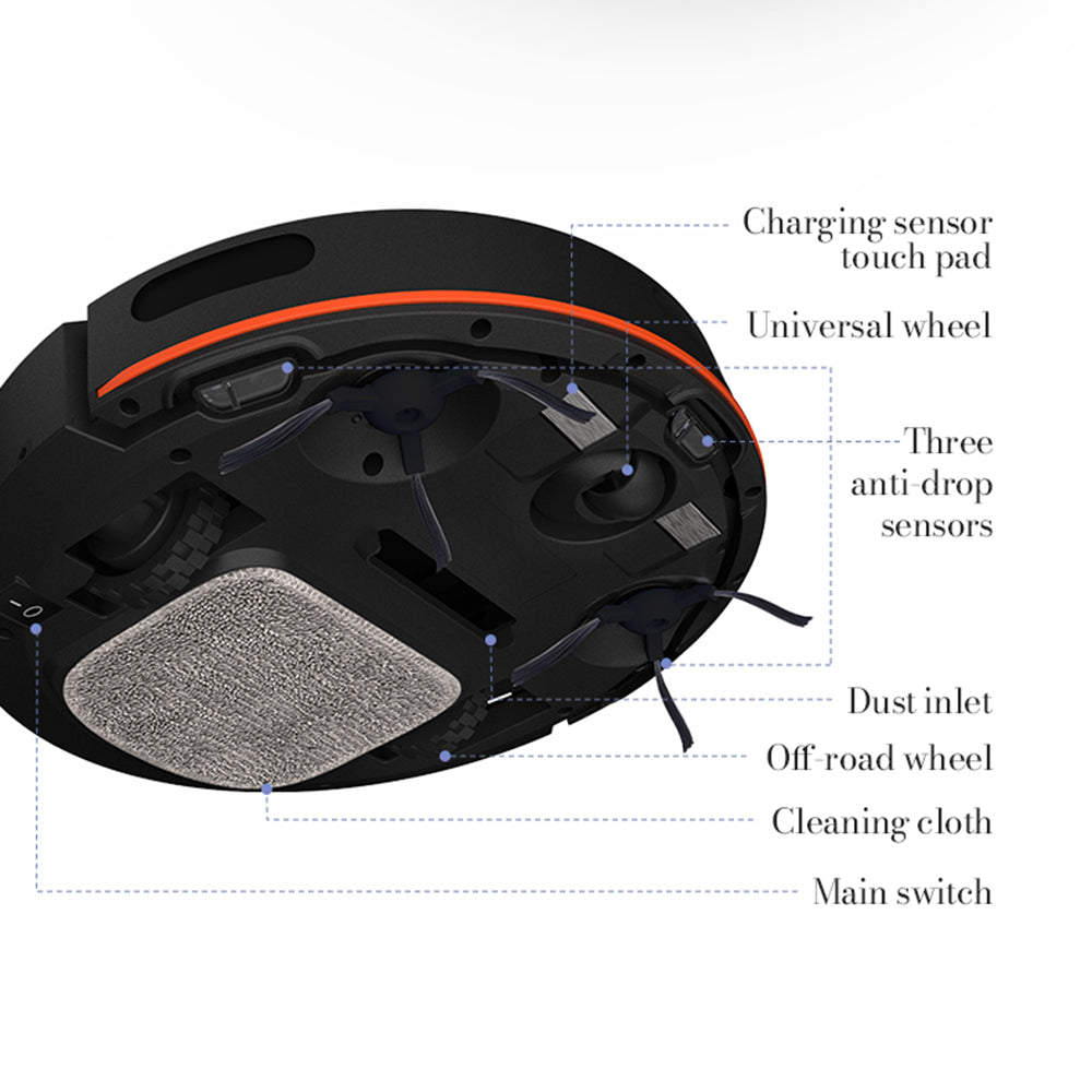 BOWAI OB16 3-in-1 Function Smart Sweeping Robot Wireless Floor Vacuum Cleaner
