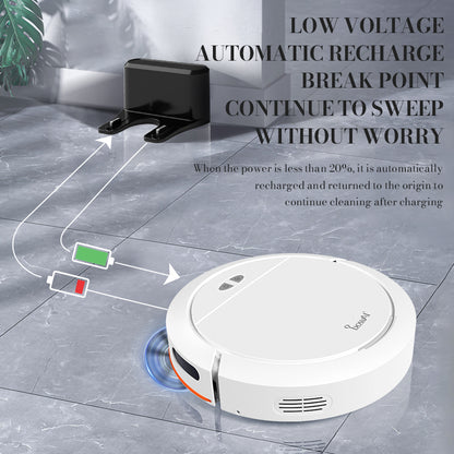BOWAI OB16 3-in-1 Function Smart Sweeping Robot Wireless Floor Vacuum Cleaner