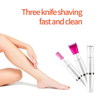 SONAX PRO SN-8855 3-in-1 Women Shaver Electric Hair Removal Beauty Device (without Battery)