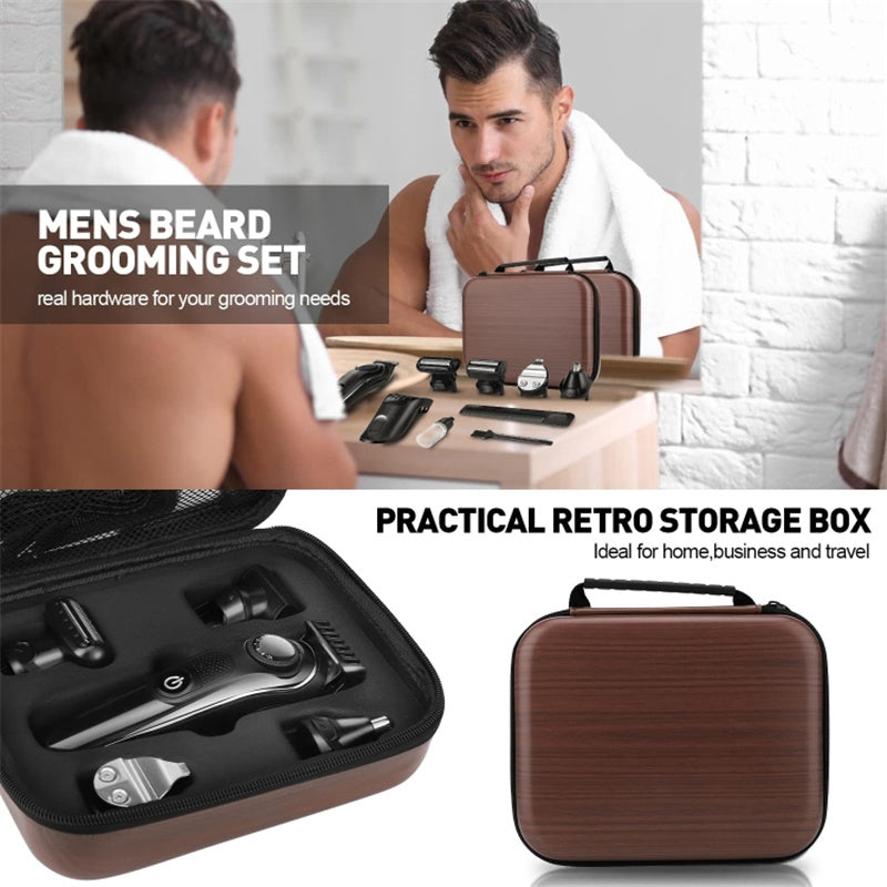 Lm-1832 5-in-1 Multi-function Hair Clipper Set Haircut Nose Hair Shaving Tool with Storage Bag