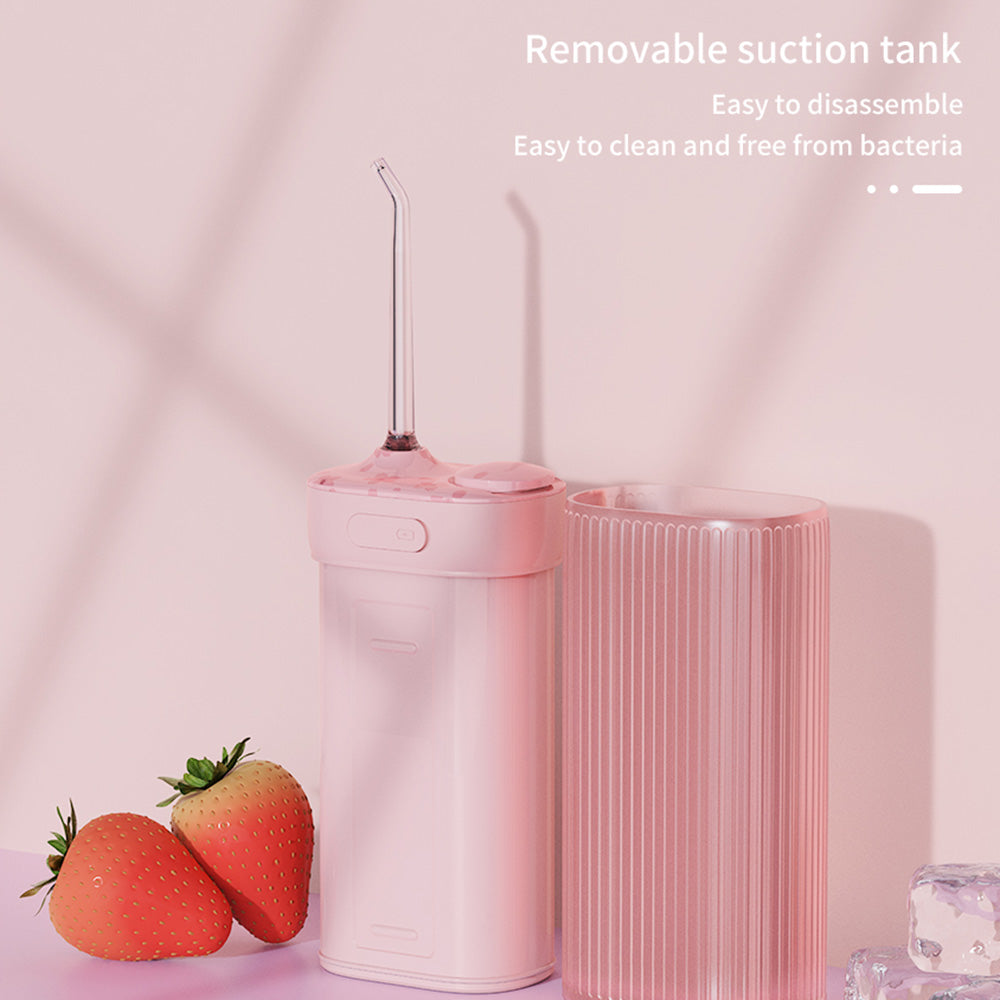 XY06 Electronic Oral Irrigator 180ml Water Tank Tooth Dental Scaler Portable Tooth Cleaner with 4 Nozzles