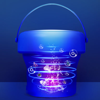 Foldable Washing Machine Ozone Blue Ray Sterilization Washing Machine with Drain Basket (UL CE ROHS FCC Certified)