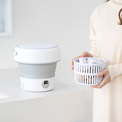Foldable Washing Machine Ozone Blue Ray Sterilization Washing Machine with Drain Basket (UL CE ROHS FCC Certified)