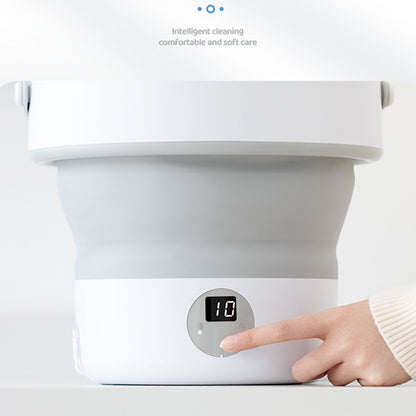 Foldable Washing Machine Ozone Blue Ray Sterilization Washing Machine with Drain Basket (UL CE ROHS FCC Certified)