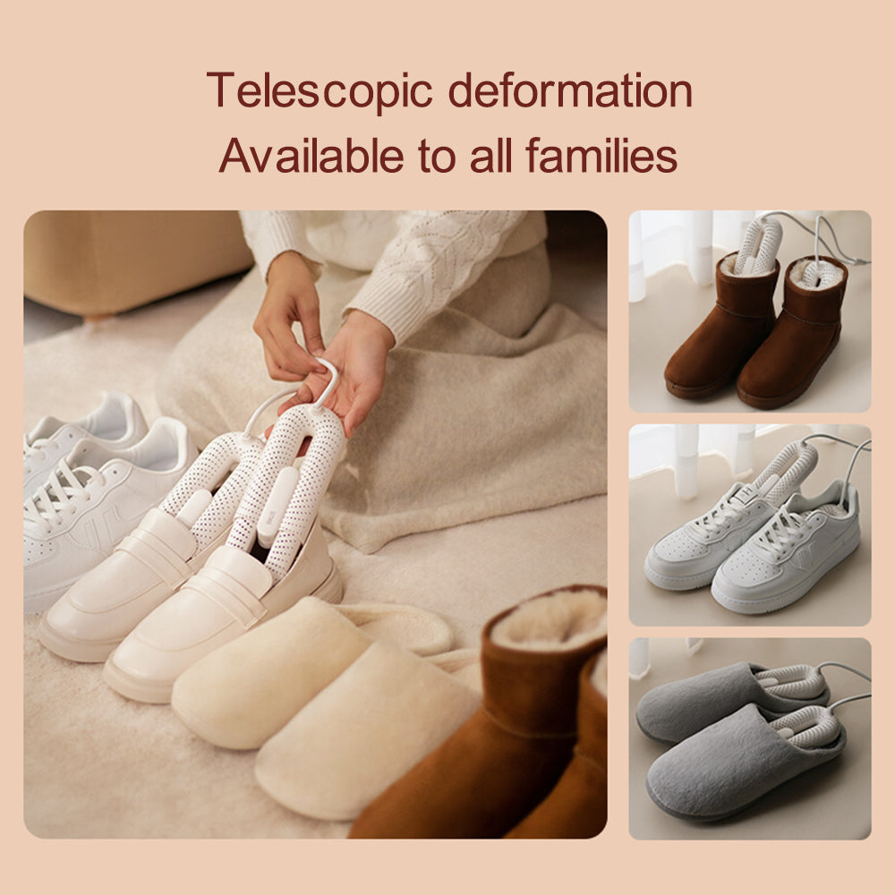 SOTHING Portable Boot Shoe Dryer Retractable Footwear Dryer Device for Rainy Seasons Winter Travel, CN Plug