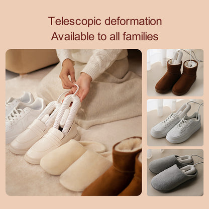 SOTHING Portable Boot Shoe Dryer Retractable Footwear Dryer Device for Rainy Seasons Winter Travel, CN Plug