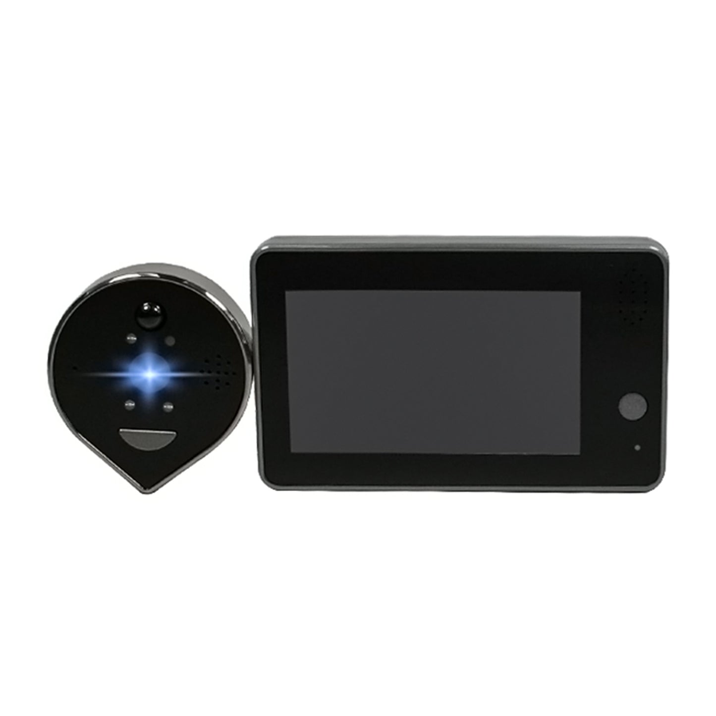 SY-38 4.3 Inch Smart WiFi Door Peephole Viewer 1080P Digital Peephole Doorbell Camera with Two-Way Audio, PIR Human Detection