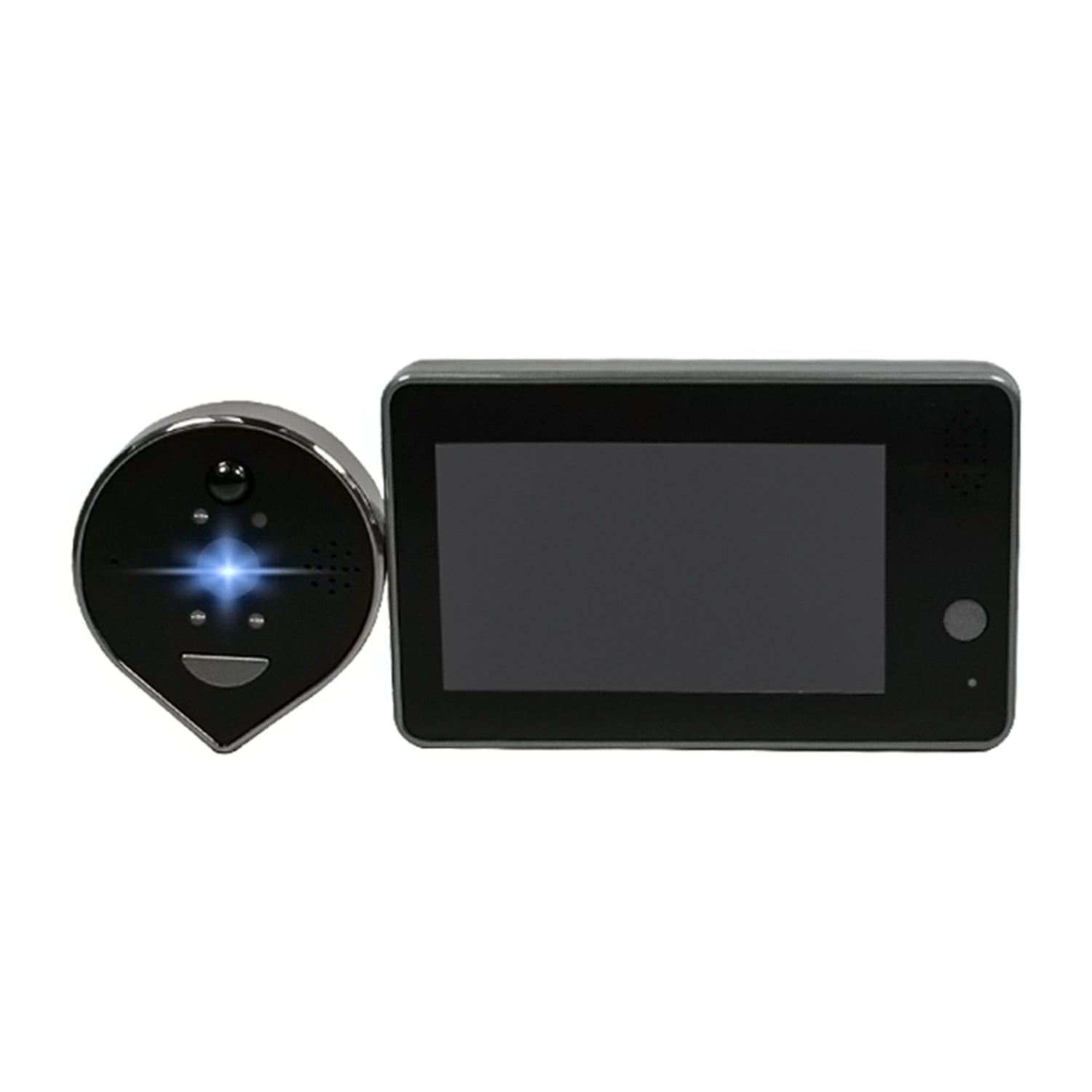 SY-38 4.3 Inch Smart WiFi Door Peephole Viewer 1080P Digital Peephole Doorbell Camera with Two-Way Audio, PIR Human Detection