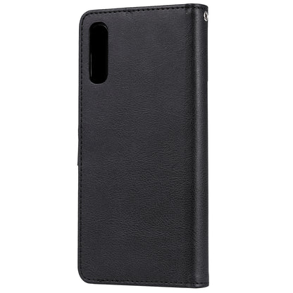 For Samsung Galaxy A50  /  A50s  /  A30s KT Leather Series-3 Detachable 2-in-1 Phone Case PU Leather Stand Wallet Cover with Strap