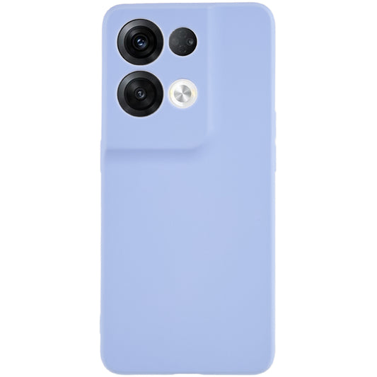 TPU Back Shell for Oppo Reno8 5G (Global Version) , Fingerprint Free Matte Protective Cover Phone Case