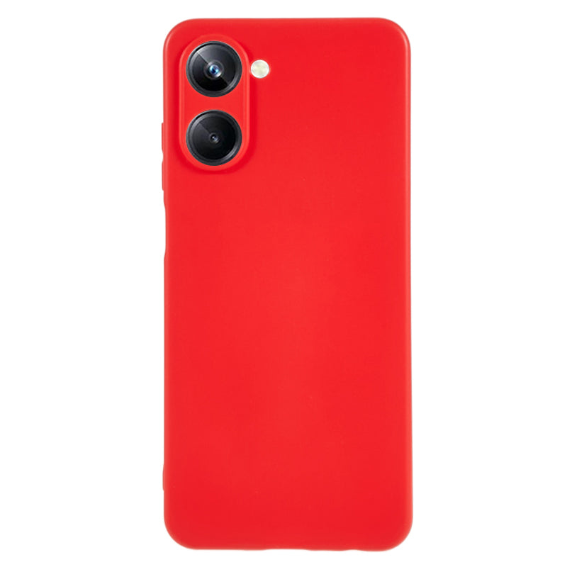 For Realme 10 4G Anti-fingerprint Matte Flexible TPU Case Anti-scratch Mobile Phone Cover