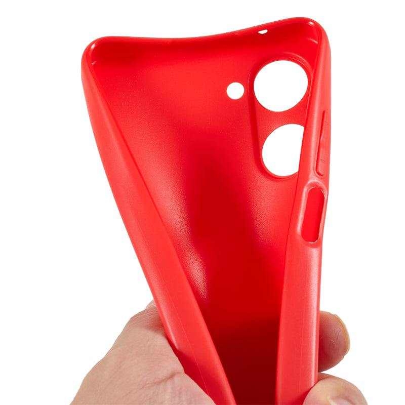 For Realme 10 4G Anti-fingerprint Matte Flexible TPU Case Anti-scratch Mobile Phone Cover