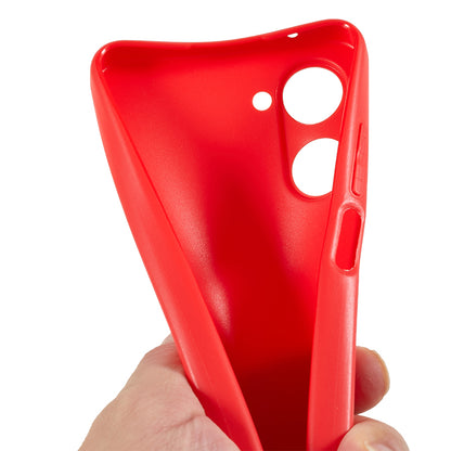 For Realme 10 4G Anti-fingerprint Matte Flexible TPU Case Anti-scratch Mobile Phone Cover