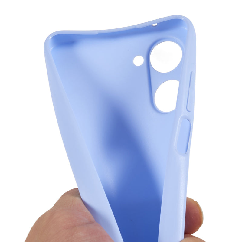 For Realme 10 4G Anti-fingerprint Matte Flexible TPU Case Anti-scratch Mobile Phone Cover
