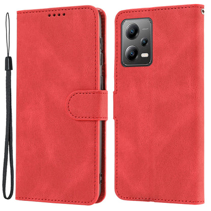 For Xiaomi Redmi Note 12 Pro+ 5G / Note 12 Explorer 5G Leather Phone Case Stand Wallet Cover with Strap