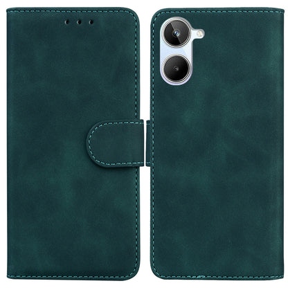 For Realme 10 4G PU Leather Phone Case Wallet Stand Solid Color Phone Cover