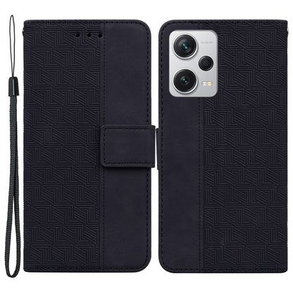 Anti-drop Phone Case for Xiaomi Redmi Note 12 Pro+ 5G Imprinted Wallet Flip Leather Cover